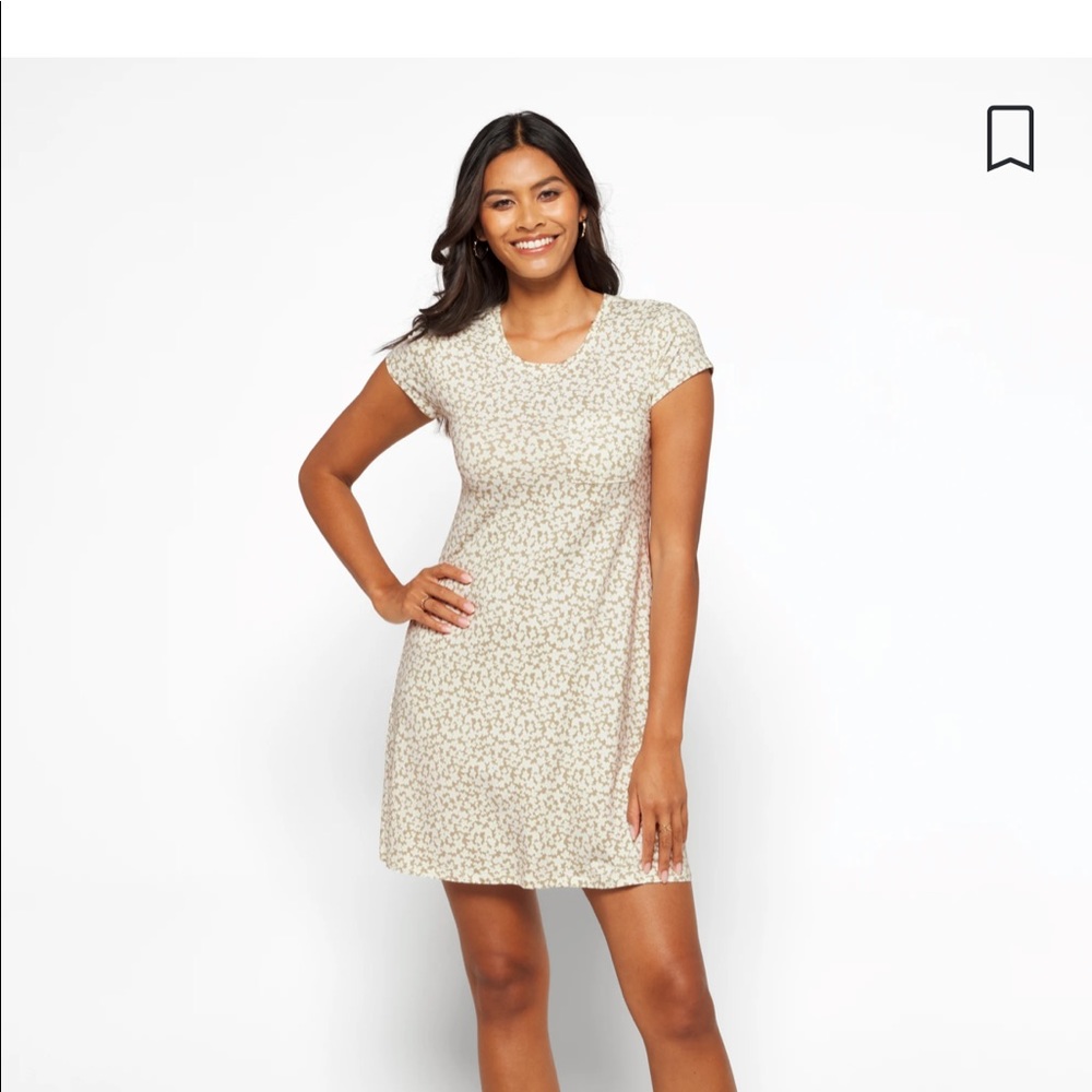 Market & Spruce olive T-shirt dress